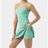Tennis Dress Women Slip Dresses Sport Halter Skirt  Shorts - ROUTINE FASHION